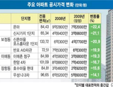 [공동주택 공시가격 공개] 버블세븐 거품 빠져