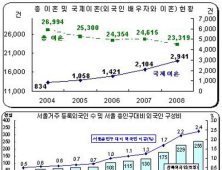 서울 다문화가정 해체 가속화…작년 2941쌍 이혼