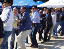 신세계 정용진, 조성민과 나란히 줄다리기한 사연