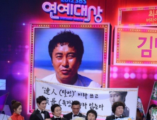 김병만, SBS 연예대상 2년 연속 최우수상…“차라리 마음 편하다”