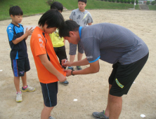 낙도 어린이들에게 희망 전한 전남 드래곤즈