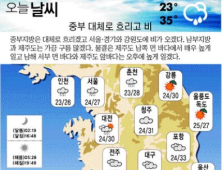 [오늘의 날씨]수도권 강한 비… 남부는 무더위