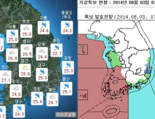 [오늘 날씨] 태풍 ‘나크리’ 전국 영향… “기상특보 확인하세요”