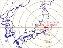 [긴급] 日이바라키현서 규모 5.6 지진 발생…쓰나미는 없을 듯