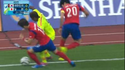 [아시안게임]한국 남자 축구, 일본 꺾고 4강행