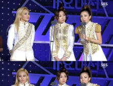 ‘가요대전’ 2ne1, 여자그룹상 수상에도 박봄 언급無