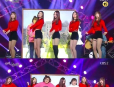 EXID ‘개콘-선배선배’ 깜짝 등장, 핫팬츠 입고 ‘위아래’ 섹시 댄스