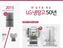 LG전자, 냉장고 탄생 50주년 축하메시지 등록하면 상품권 증정