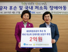 IBK기업은행, 한국보훈복지의료재단에 후원금 2억원 전달