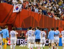 [여자 월드컵] 한국, 프랑스에 0대 3 완패…8강 진출 좌절