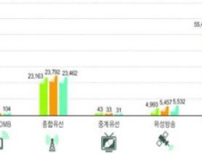 ‘IPTV·PP 약진’ 국내 방송시장 매출 4.9%↑… ‘SO’ 홀로 1.4%↓