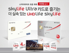 KT스카이라이프 ‘skylife Ultra 카드’ 출시 경품 이벤트 진행