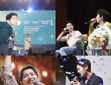 [쿠키영상] ‘블러썸 라인♥’ 송중기 팬미팅, 박보검 “군대서도 전화해”...차기작 군함도 “완전 삭발”