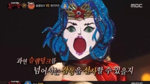 [쿠키영상] ‘복면가왕’ 원더우먼 정체는 가수 양파 “화석 같은 모습 업데이트”...음악대장 8연승 질주