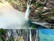 [쿠키영상] 세계 최대의 낙차를 자랑하는 앙헬폭포(Angel Falls), 드론이 담다!