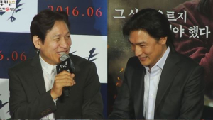 [현장영상] ‘사냥’ 안성기, 촬영 중 목디스크 “감독 잘못 없다. 욕심부린 내 탓”...'건강 생각하셔야'