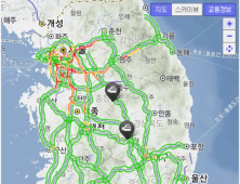 고속도로 교통상황… 황금연휴 '정체'