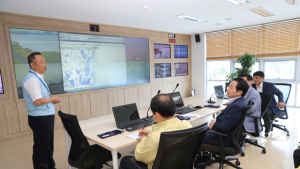 제주도 폭염·열대야 지속… 원희룡 지사, 제주지방기상청 방문