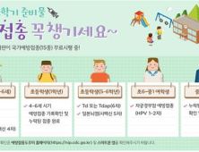 건강한 2학기 준비물, ‘예방접종’ 챙기고 ‘예방수칙’ 지키고