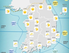 [내일 날씨] 전국 대체로 맑고 선선…밤부터 흐려져