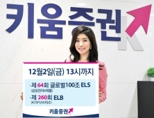 키움증권, 연 14%대 ELS 등 파생상품 2종 모집