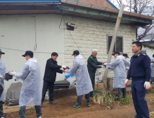 문경주민위해 국군체육부대 사랑의연탄나눔 무료이발 한방진료 봉사