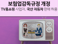 금융위, 보험업감독규정 개정…홈쇼핑서 국산차 판매 가능