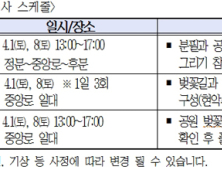 서울어린이대공원 봄꽃축제 1일~8일까지