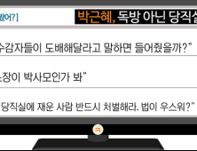 [이댓글봤어?] 朴, 독방 아닌 당직실 머물러…네티즌 “구치소장, 박사모래?”