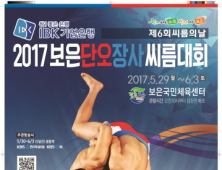 'IBK기업은행 2017보은단오장사씨름대회' 충북 보은군서 개최