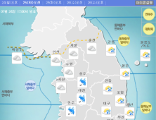 25일 남부지방 장맛비…경상도 최대 120mm 장대비