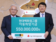 현대백화점, 소외계층 아동 위해 5억5000만원 지원