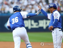 ‘국민타자’ 이승엽, 은퇴경기 연타석 홈런으로 대미 장식