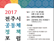 전주시, 2017 전주시 공동체 정책포럼 개최