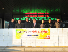 군위군 한돈지부, 연말연시 사랑나눔 실천 '훈훈'