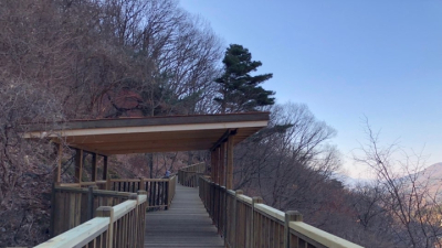 한국산림복지진흥원 국립칠곡숲체원, 유학산 자락에 참나무 숲길 조성