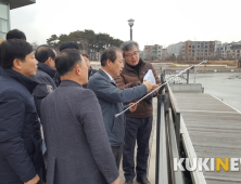 장영근 김포부시장, 한강신도시 '수(水) 체계시설' 현장점검