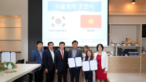‘산청 산양삼주’ 베트남 시장 진출 성공