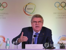 바흐 IOC 위원장 “도쿄 올림픽 남북 단일팀 기대”