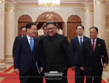 대북 특사단 오전 방북 결과 브리핑… 남북정상회담 일정 등 성과 발표