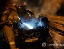 경부고속도로서 또 BMW 불 