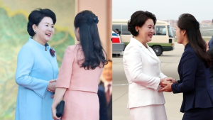 구면인 김정숙-리설주, 자연스러워진 대화