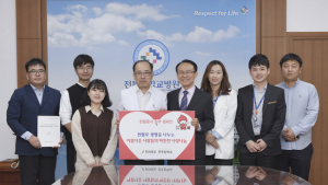 전북도 전주장학숙 재사생들 전북대병원에 헌혈증 기부