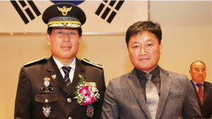 (주)시온테크 김한철 대표, '경찰청장 감사장' 받아