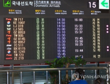 제주공항, 강풍에 항공편 운항 차질…22편 결항·48편 지연 운항