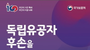 부산보훈청, 훈장 미전수 독립유공자 후손찾기 추진