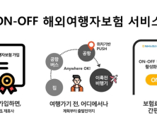 농협금융 On-Off 해외여행자보험, 혁심금융서비스 지정…하반기 출시