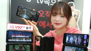 U+5G 맞춤형 스마트폰 ‘LG V50 ThinQ’ 출시