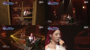 우주소녀 연정, 벤 '열애중' 라이브로 호평 