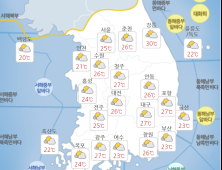 [오늘 날씨] 구름낀 날씨…